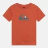 Quiksilver Comp Logo Unisex - T-Shirt Print - Mecca Orange
