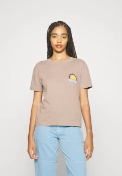 Quiksilver Uni Screen Tee - T-Shirt Print - Fossil -Kleding Verkoop b759dae91838493380bb7634ca15b992