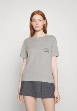 Quiksilver Uni Screen- T-Shirt Print - Light Grey Heather