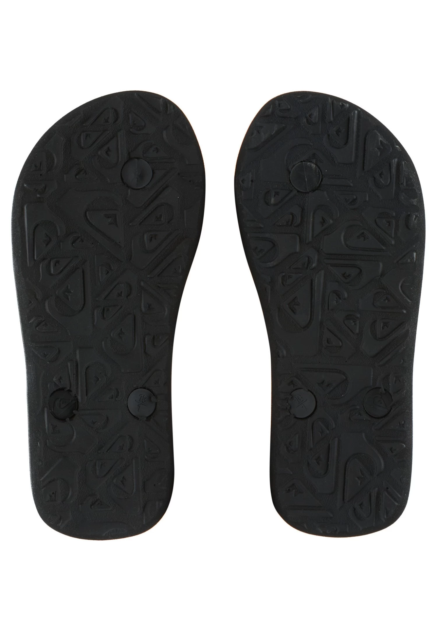 Quiksilver Molokai - Teenslippers - Black Grey Black 6 Quiksilver Molokai - Teenslippers - Black Grey Black - Afbeelding 4