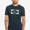 Quiksilver Circled Line Ss - T-Shirt Print - Navy Blazer -Kleding Verkoop ba41a9cacc7c460da5393979cb65acc5