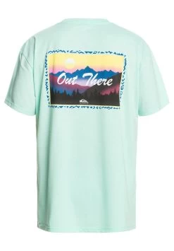 Quiksilver Out There Landscape Ss - T-Shirt Print - Beach Glass -Kleding Verkoop bcc59daad4ff475182f98116d676f690
