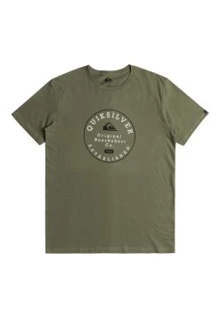 Quiksilver Circle Trim - T-Shirt Print - Four Leaf Clover