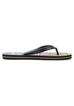 Quiksilver Molokai Wordblock- Teensandalen - Black Blue Pink -Kleding Verkoop c6118f79b4a2479c9712ce70cc190c73