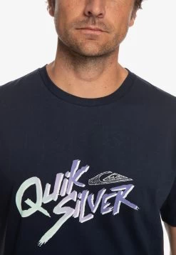Quiksilver Signature Move- T-Shirt Print - Navy Blazer -Kleding Verkoop cc054e4be0814552b3398f5f1d1a1f7b