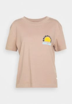 Quiksilver Uni Screen Tee - T-Shirt Print - Fossil -Kleding Verkoop ccf3fdd1daf44ac9a809ed6e1c331f51
