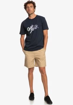 Quiksilver Signature Move- T-Shirt Print - Navy Blazer -Kleding Verkoop d5469bf59e254391b2a8e8374f194e72