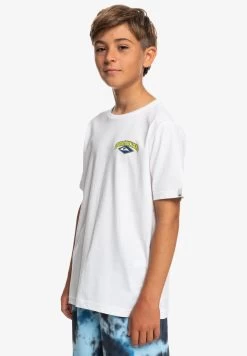 Quiksilver Surfer Of Fortune Ss Yth - T-Shirt Print - White -Kleding Verkoop d780093f22094e78858663ab879023d3