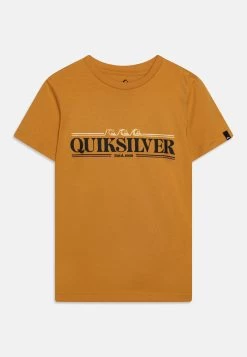 Quiksilver Gradient Line Tees - T-Shirt Print - Mustard