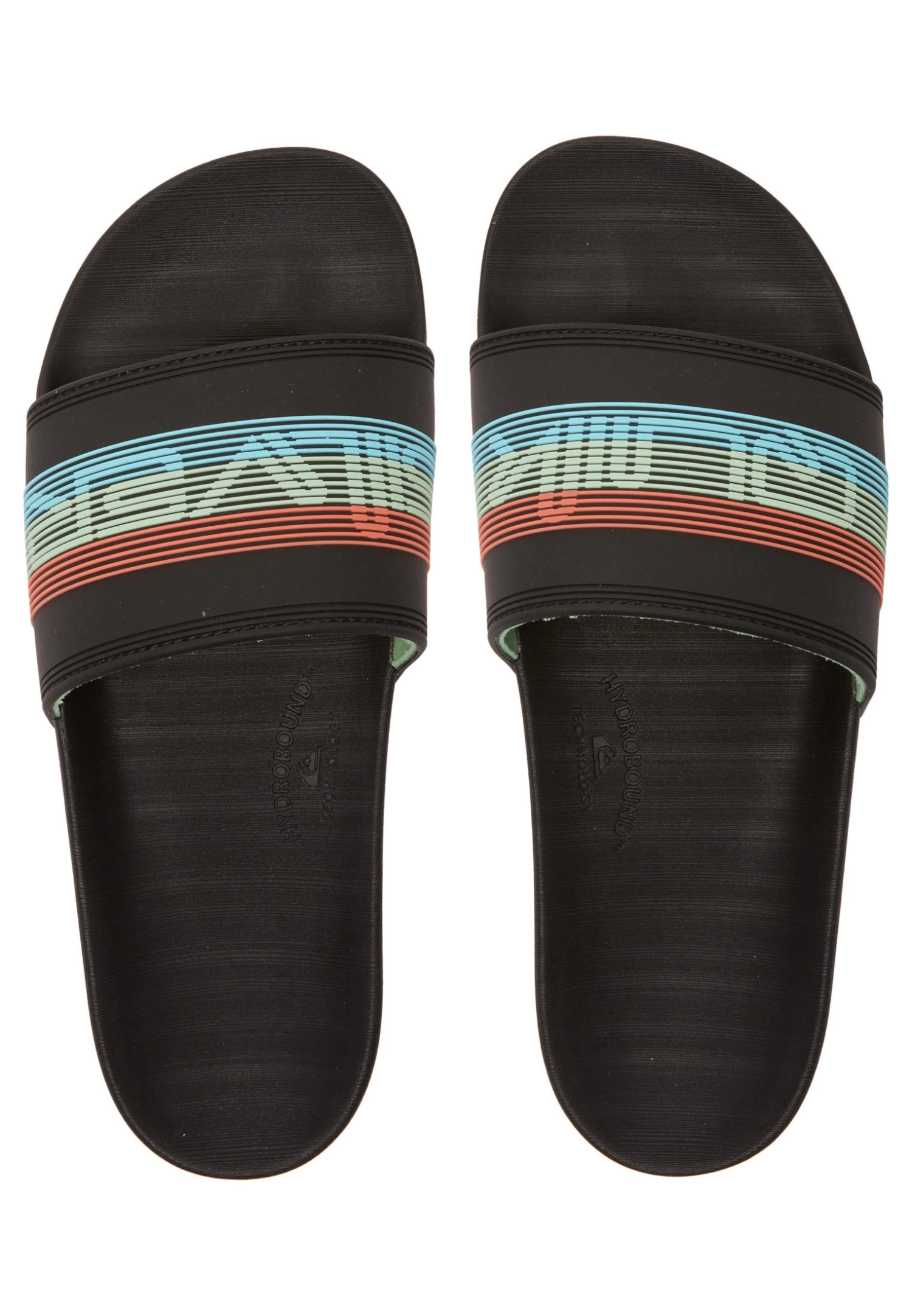 Quiksilver Rivi Wordmark- Badslippers - Mottled Black 5 Quiksilver Rivi Wordmark- Badslippers - Mottled Black - Afbeelding 3