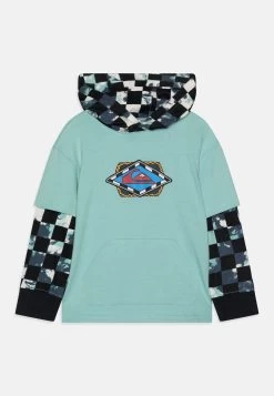 Quiksilver Check This Up Tee Boy - Hoodie - Pastel Turquoise