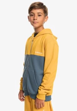 Quiksilver Easy Day Block Youth - Sweater Met Rits - Bright Gold -Kleding Verkoop dec9c1858820416b97c8b40c76545527