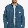 Quiksilver Legendary Worker - Spijkerjas - Medium Blue -Kleding Verkoop e0341a83a09a4f62937b211e1e26c482