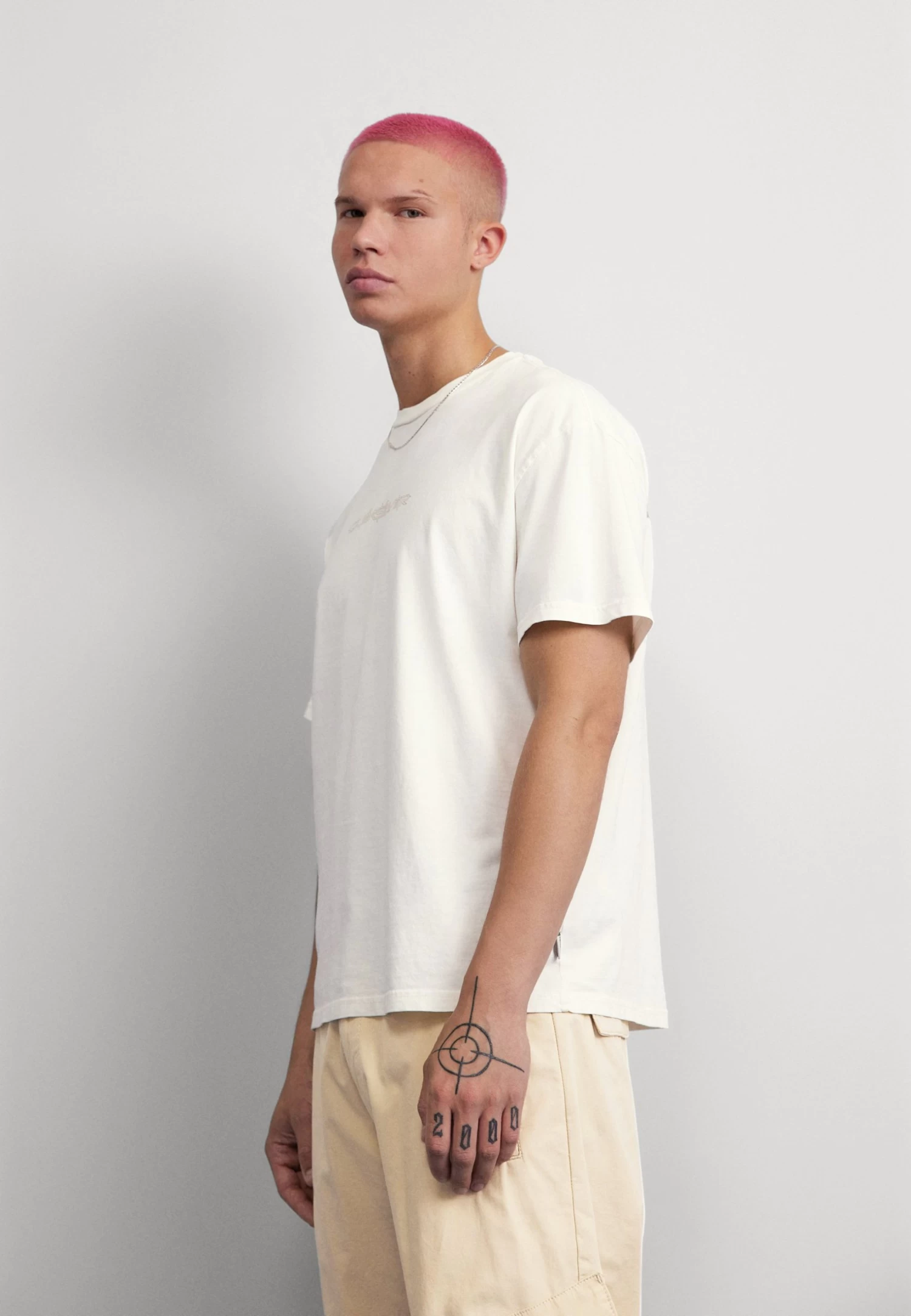 Quiksilver Mikey - T-Shirt Print - Snow White 3 Quiksilver Mikey - T-Shirt Print - Snow White