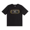 Quiksilver Mind Barrel - T-Shirt Print - Black -Kleding Verkoop ea1c5afb06354ad694ab9da7943664a4