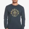Quiksilver Circled Script - Longsleeve - Longsleeve - Blue -Kleding Verkoop ea1eb14a83d241e6943d8839d68f9be5