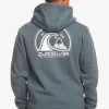 Quiksilver Clean Circle - Hoodie - Black -Kleding Verkoop ef39448e69d54133ab938f44b6245ac5