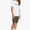 Quiksilver Between The Lines Ss Yth - T-Shirt Print - White -Kleding Verkoop f08283ff086b47b699f92376cbf23b7a