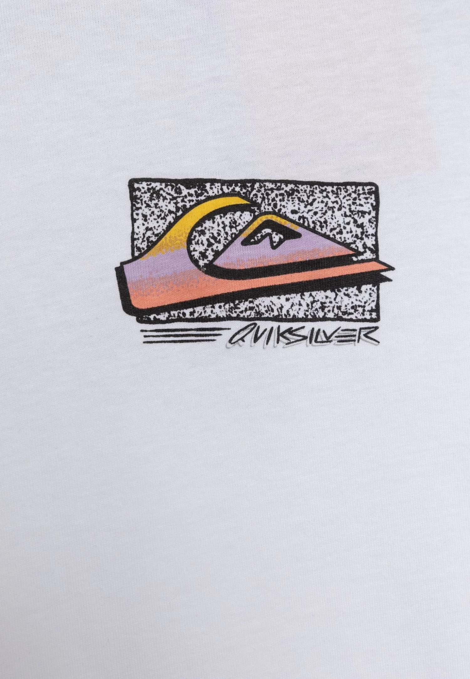Quiksilver Retro Fade - T-Shirt Print - White 5 Quiksilver Retro Fade - T-Shirt Print - White - Afbeelding 3