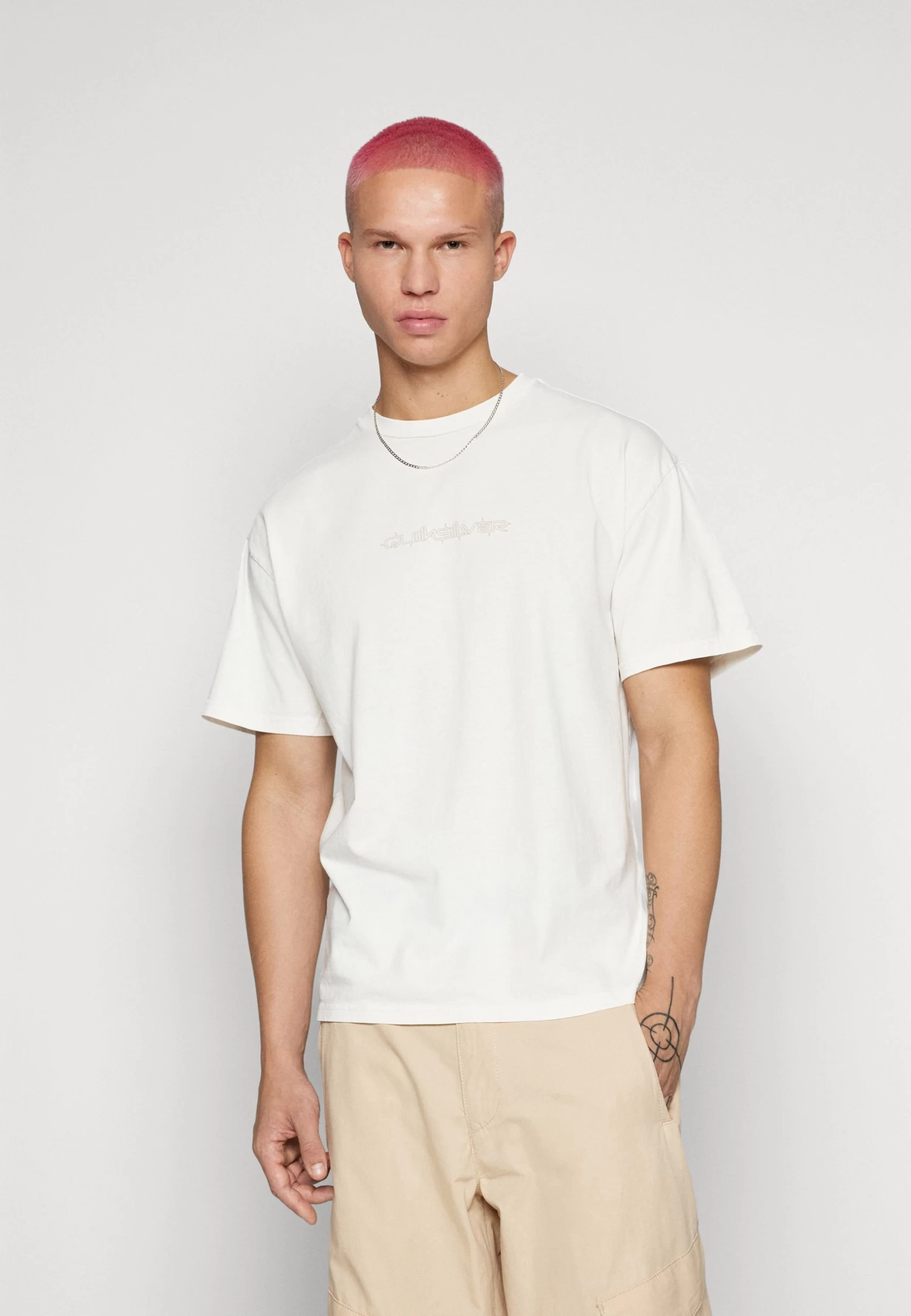 Quiksilver Mikey - T-Shirt Print - Snow White 5 Quiksilver Mikey - T-Shirt Print - Snow White - Afbeelding 3