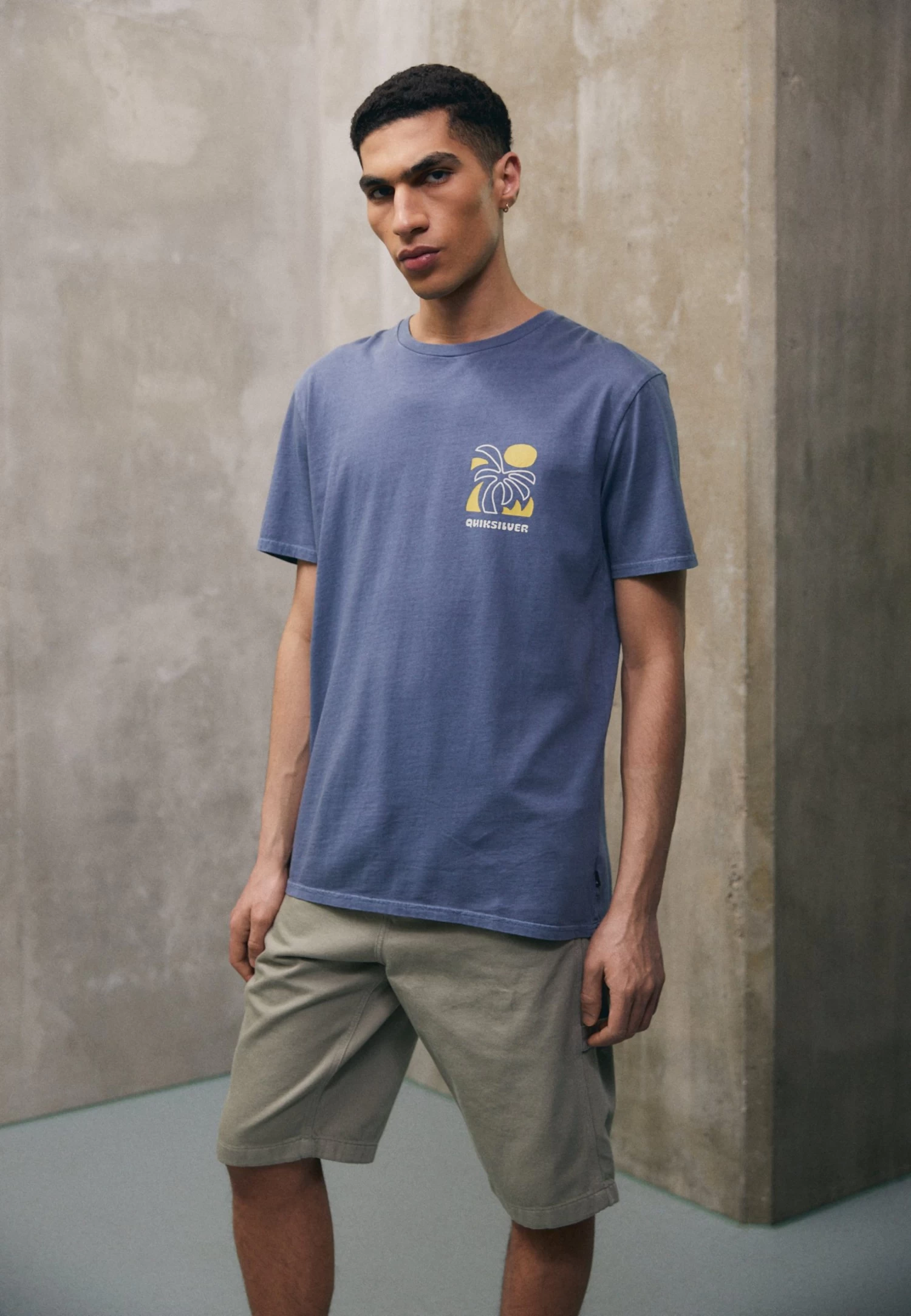 Quiksilver Summerhope- T-Shirt Print - Bering Sea 3 Quiksilver Summerhope- T-Shirt Print - Bering Sea