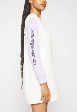 Quiksilver Uni Tee Dress Screen- Jerseyjurk - Birch -Kleding Verkoop f2b34907e7bd4961ad5116b8c7de8071