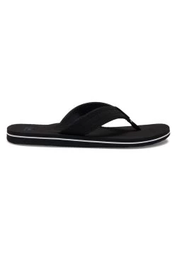 Quiksilver Molokai Layback- Pantoffels - Black White Black -Kleding Verkoop fb812a4eafc4482b851b187cb03ef30b